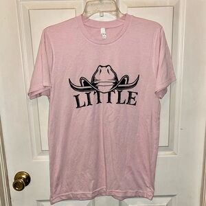 RUSTIC UNITED Short Sleeve Little Cowgirl Top. Sz M.